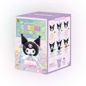 100% AUTHENTIC MINISO KUROMI School Life Vinyl Plush Keychain Gift Blind Box 1PC